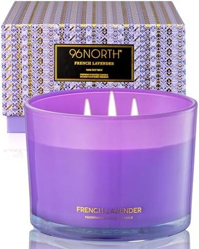 96NORTH French Lavender 3-Wick Soy Candle — photo 2 of 12