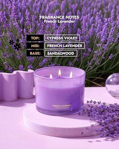 96NORTH French Lavender 3-Wick Soy Candle — photo 8 of 12