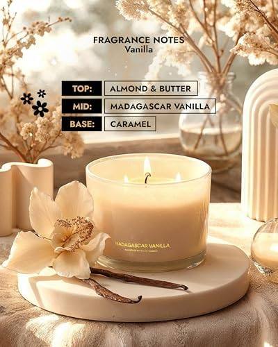 96NORTH Madagascar Vanilla 3-Wick Soy Candle — photo 8 of 12