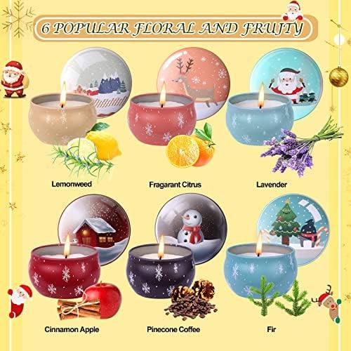 Dsclavacy Christmas Scented Candle Gift Set of 6 — photo 8 of 15