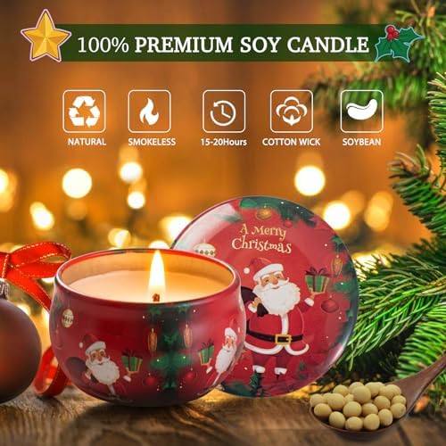 Dsclavacy Christmas Scented Candle Gift Set of 12 — photo 6 of 14