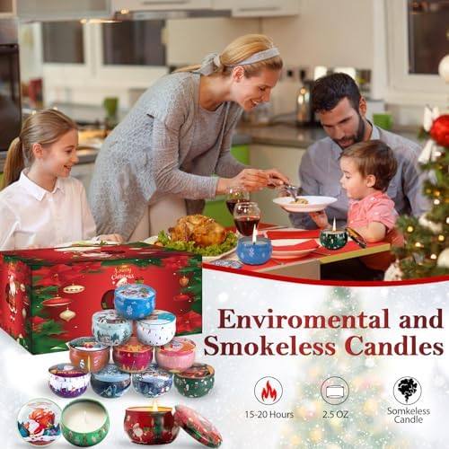 Dsclavacy Christmas Scented Candle Gift Set of 12 — photo 8 of 14