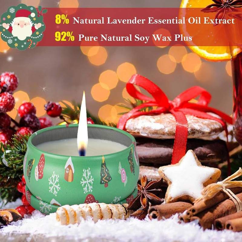 Dsclavacy Christmas Scented Candle Gift Set of 12 — photo 9 of 14