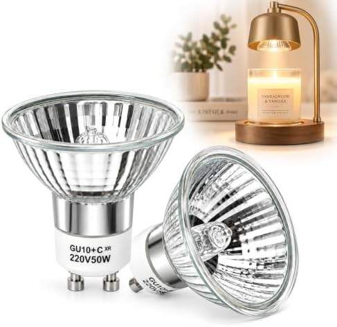Andymoro 2 Pack GU10 50W Candle Warmer Lamp Bulb — photo 2 of 14