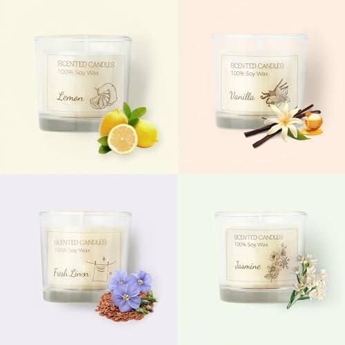 Aptliton Votive Candle Gift Set of 4 with Hidden Wishes — photo 4 of 18