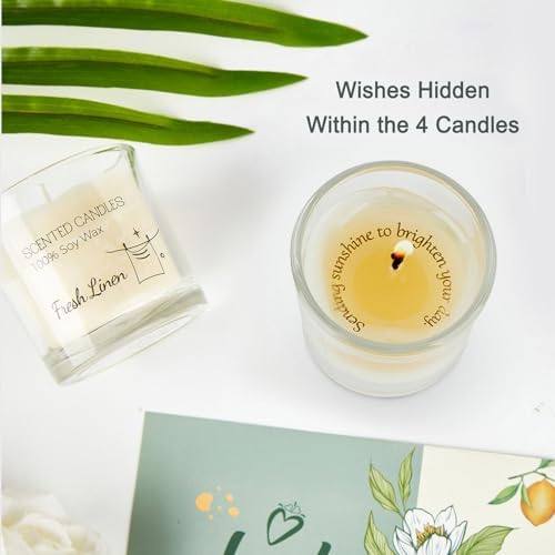 Aptliton Votive Candle Gift Set of 4 with Hidden Wishes — photo 6 of 18