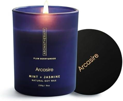 Arcasire Mint & Jasmine Luxury Soy Candle, 8 oz — photo 2 of 16
