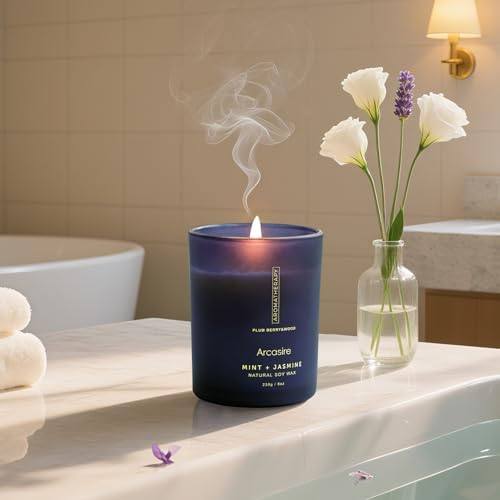 Arcasire Mint & Jasmine Luxury Soy Candle, 8 oz — photo 12 of 16
