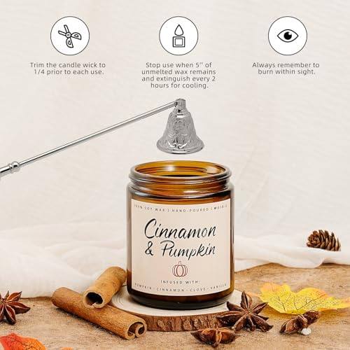 Auelife Apple and Pumpkin Scented Candle Gift Set of 4 — photo 8 of 14