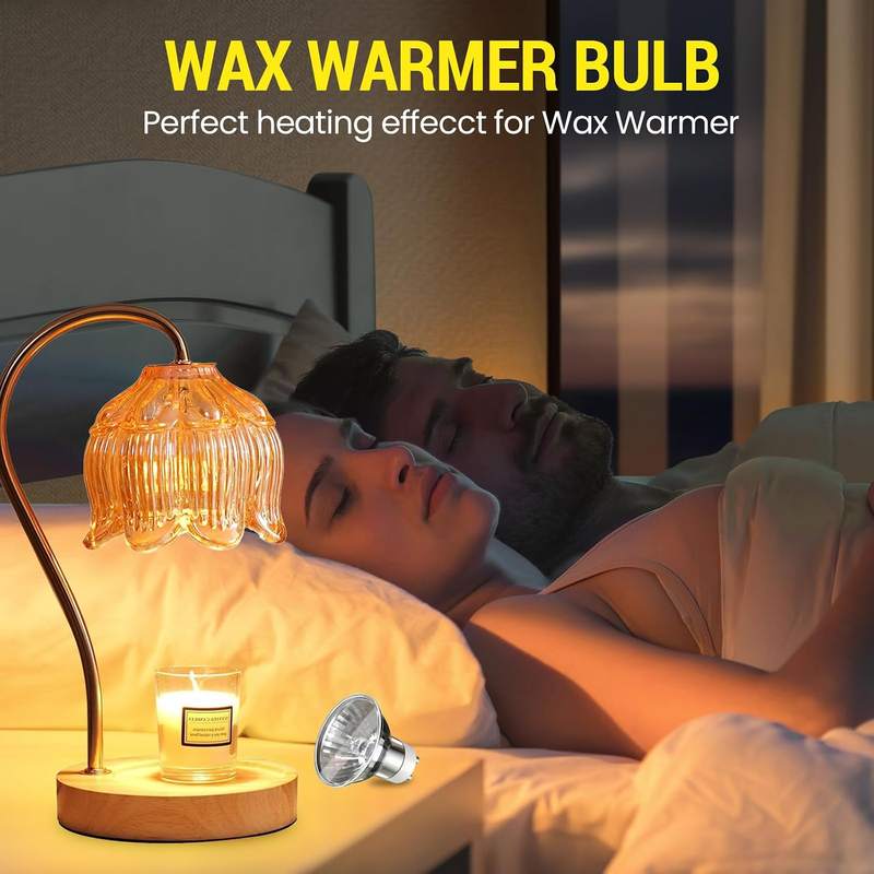 Aurax 2 Pack GU10 50W Candle Warmer Lamp Bulb — photo 5 of 15