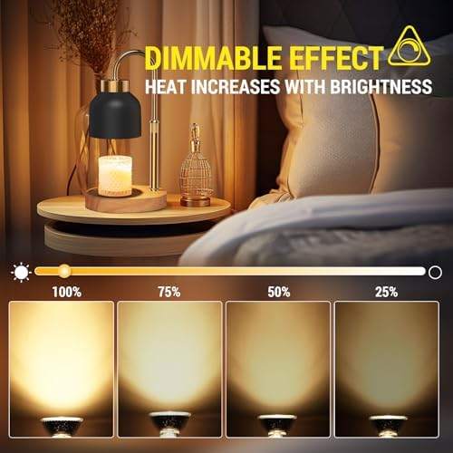 Aurax 2 Pack GU10 50W Candle Warmer Lamp Bulb — photo 8 of 15
