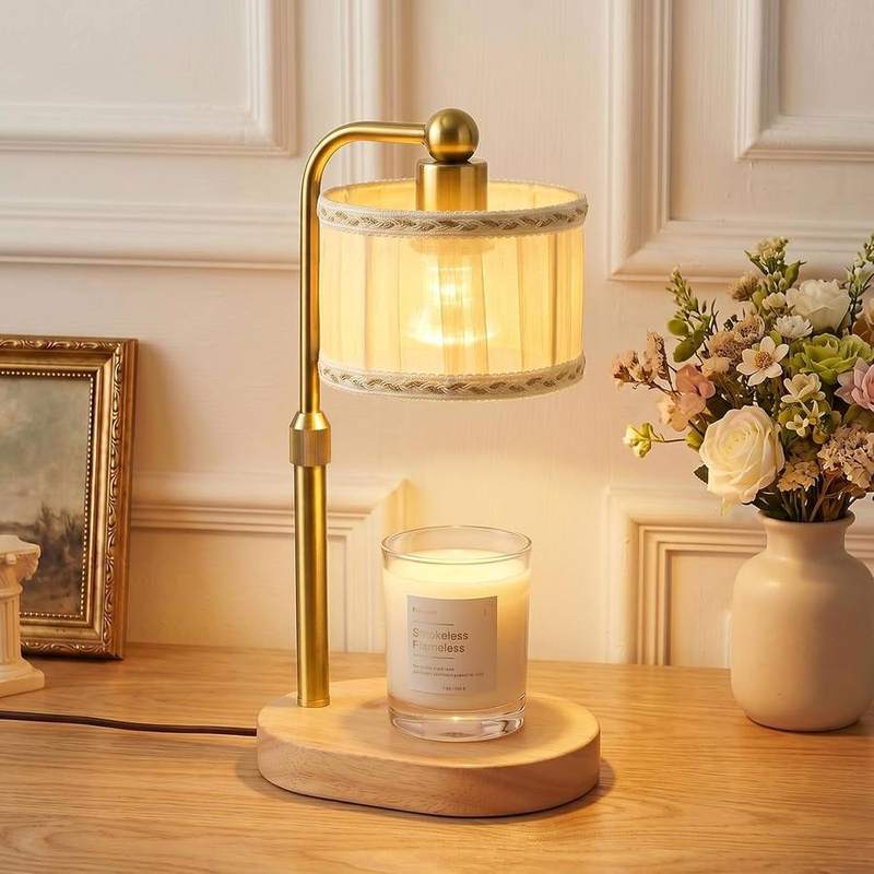Bingyouth 23 cm Candle Warmer Lamp, candle warmer lamp with a decorative shade