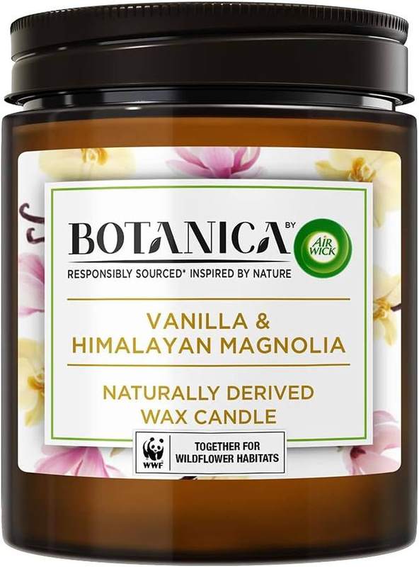 Botanica by Air Wick Vanilla & Himalayan Magnolia Candle — scented candle