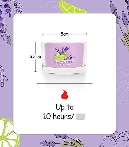 BOYUJK Lavender and Lime Scented Candle Gift Set of 3 — photo 6 of 12