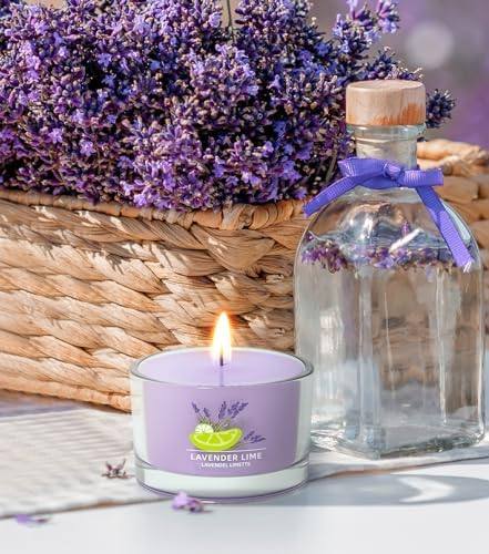 BOYUJK Lavender and Lime Scented Candle Gift Set of 3 — photo 8 of 12