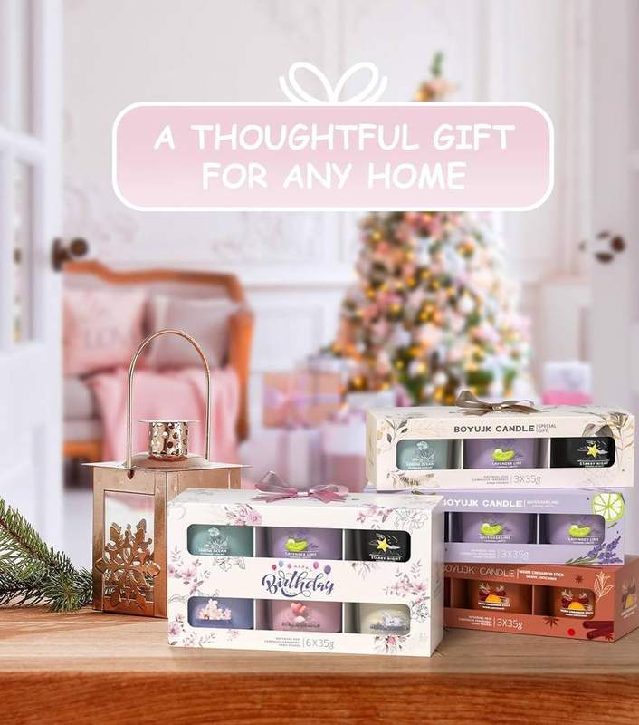 BOYUJK Lavender and Lime Scented Candle Gift Set of 3 — photo 11 of 12