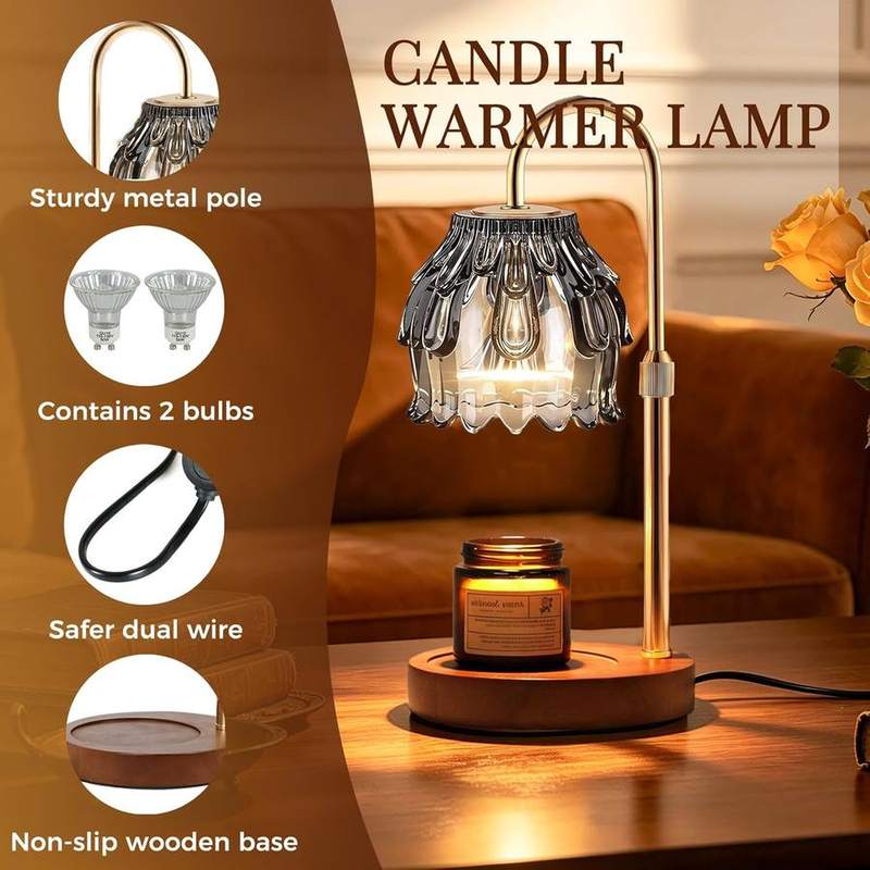 BRIGHTSHOW Modern Candle Warmer Lamp — photo 7 of 8