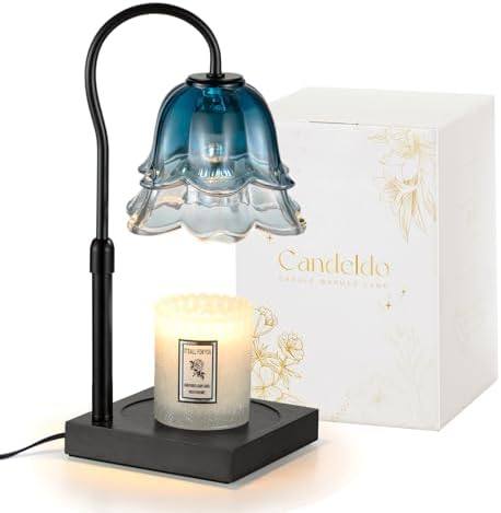 Candeldo Blue Flower Candle Warmer Lamp — photo 2 of 14