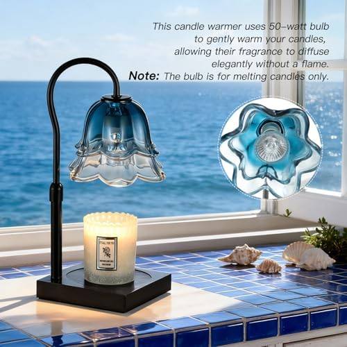 Candeldo Blue Flower Candle Warmer Lamp — photo 14 of 14