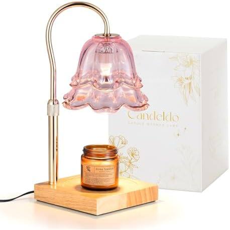 Candeldo Pink Flower Candle Warmer Lamp — photo 2 of 14