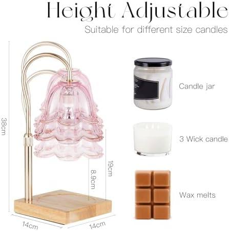 Candeldo Pink Flower Candle Warmer Lamp — photo 6 of 14