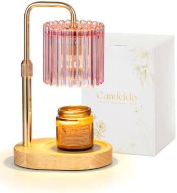 Candeldo Pink Glass Candle Warmer Lamp — photo 2 of 14