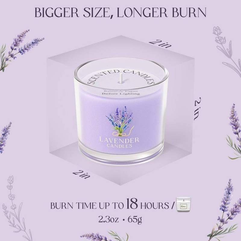 CHILLFLAME Lavender, Lilac & Lemon Candle Gift Set of 3 — photo 5 of 14