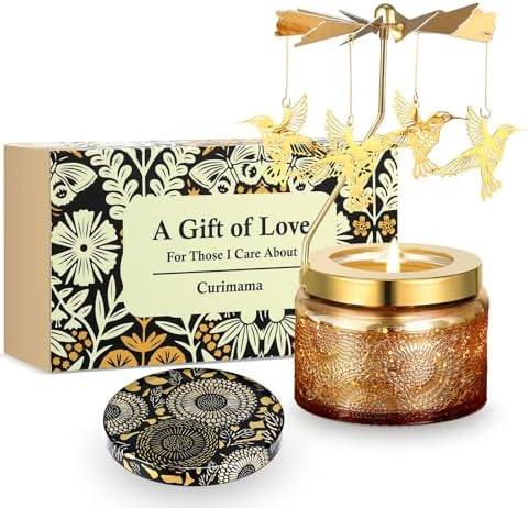 Curimama Rotating Hummingbird Rose Scented Candle — photo 2 of 12