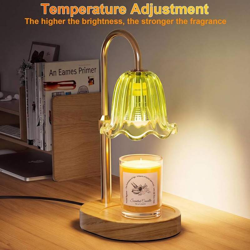 Draome Green Flower Candle Warmer Lamp — photo 13 of 16