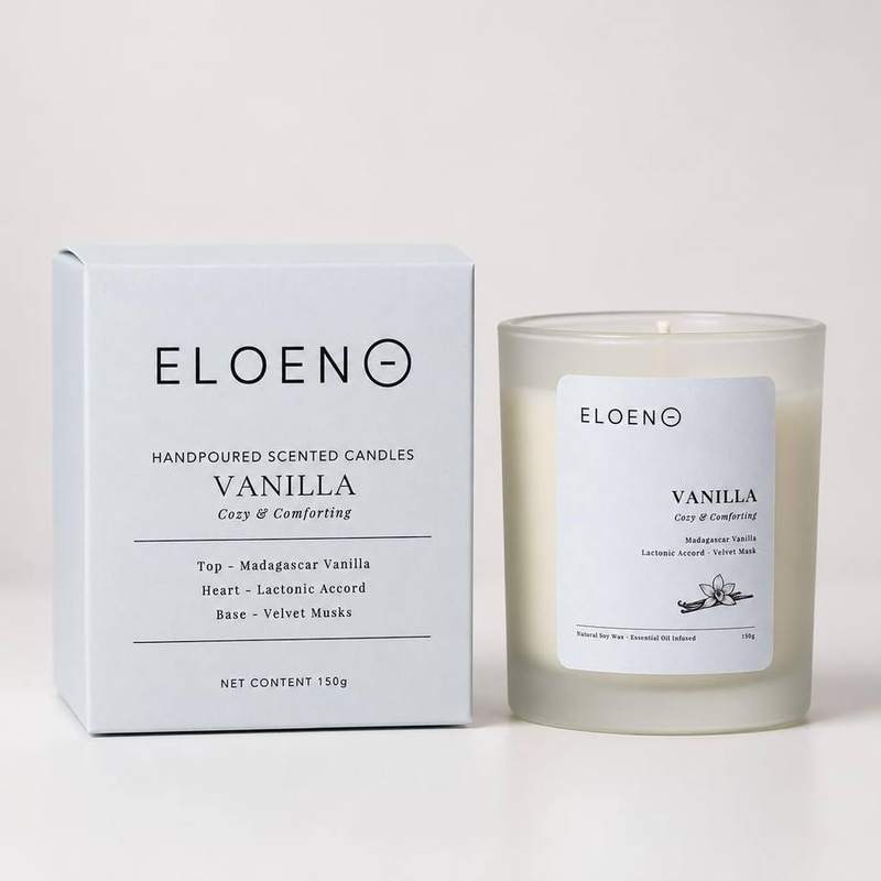 Eloen Madagascar Vanilla Soy Candle — scented candle