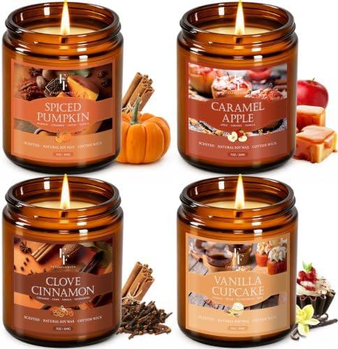 FF FRAGRFLOWING Autumn Candle Gift Set of 4 — photo 2 of 14