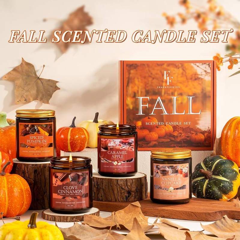 FF FRAGRFLOWING Autumn Candle Gift Set of 4 — photo 11 of 14