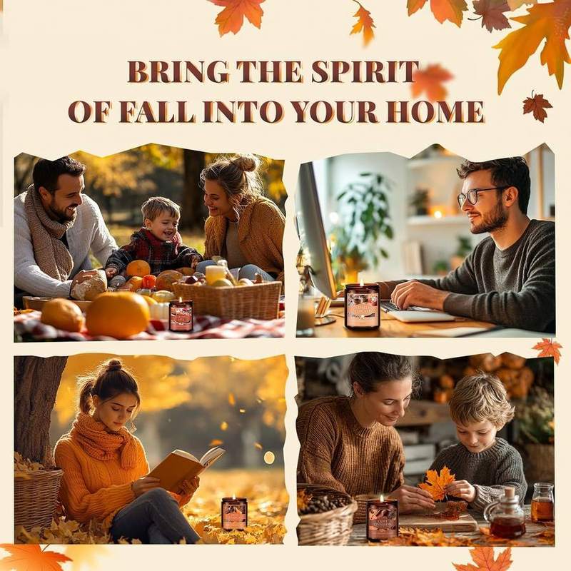 FF FRAGRFLOWING Autumn Candle Gift Set of 4 — photo 13 of 14