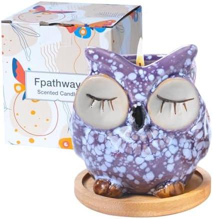 Fpathway Owl Lavender Candle — photo 2 of 14