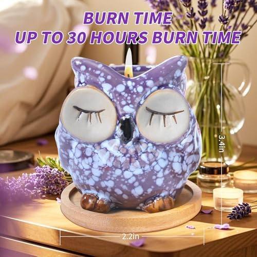 Fpathway Owl Lavender Candle — photo 6 of 14
