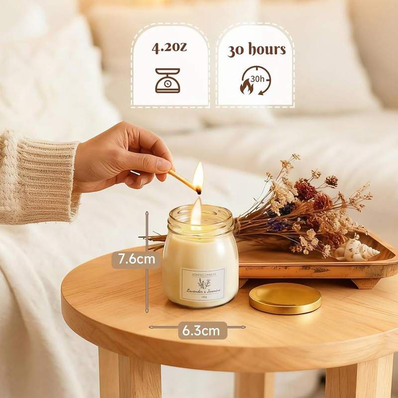 Fulasofia Scented Candle Gift Set of 3 with Lids — photo 11 of 18