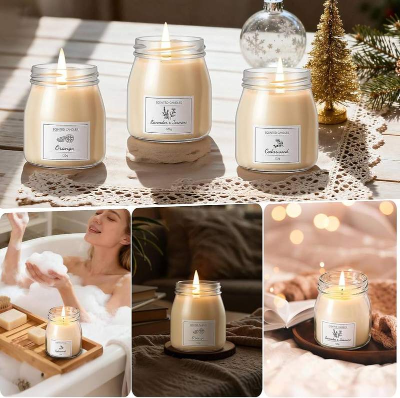 Fulasofia Scented Candle Gift Set of 3 with Lids — photo 13 of 18