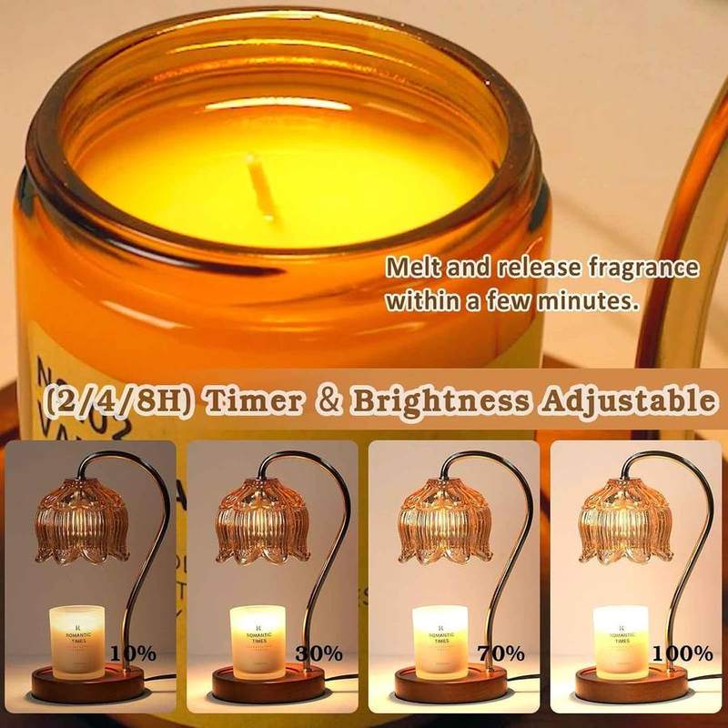 Funistree Amber Glass Candle Warmer Lamp — photo 3 of 14