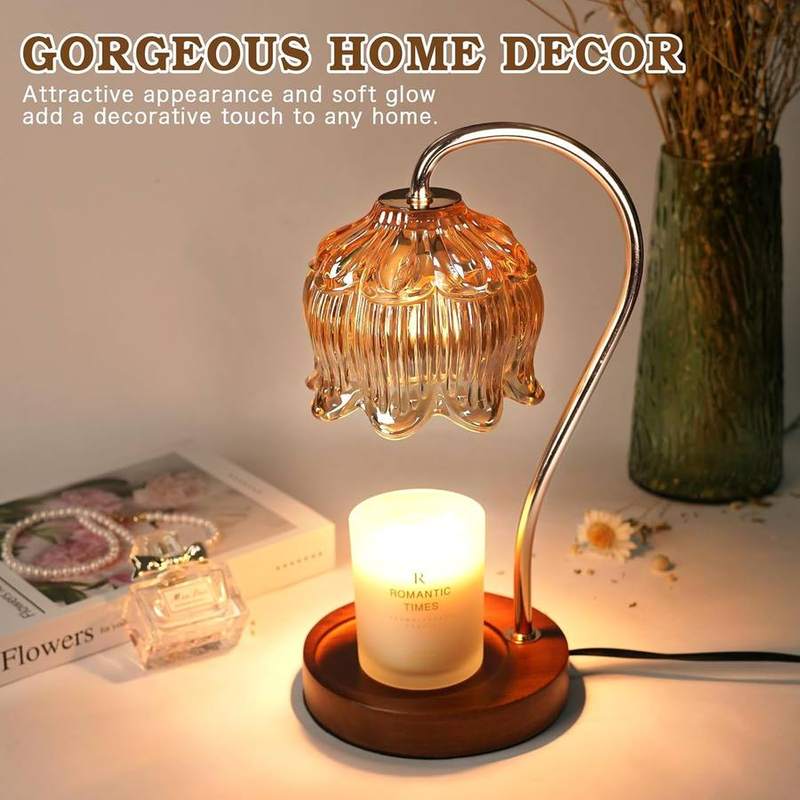 Funistree Amber Glass Candle Warmer Lamp — photo 11 of 14