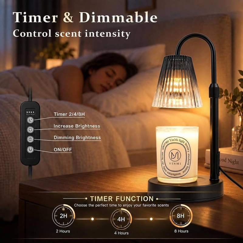 Funistree Black Iridescent Glass Candle Warmer Lamp — photo 7 of 18