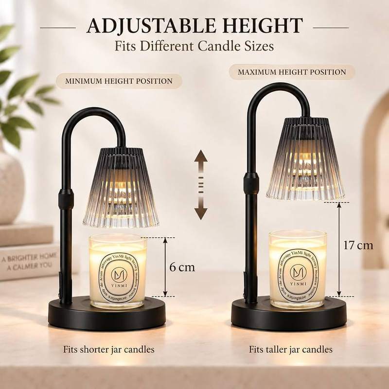 Funistree Black Iridescent Glass Candle Warmer Lamp — photo 9 of 18