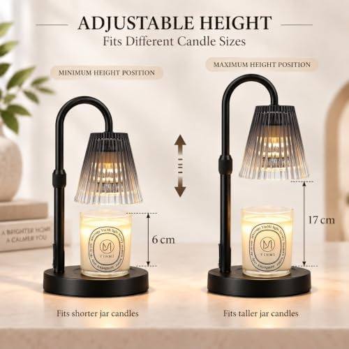 Funistree Black Iridescent Glass Candle Warmer Lamp — photo 10 of 18