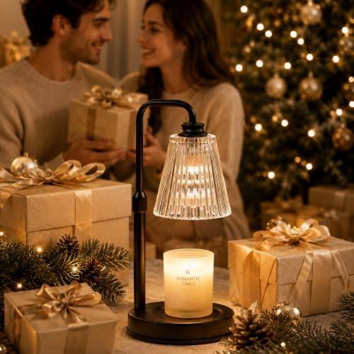 Funistree Black Ribbed Glass Candle Warmer Lamp — photo 16 of 18