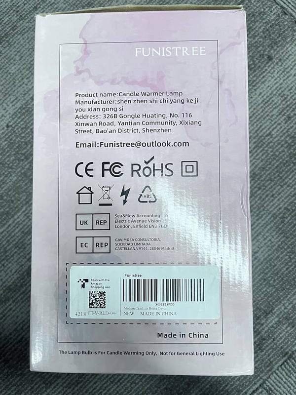 Funistree Pink Glass Candle Warmer Lamp — photo 15 of 16