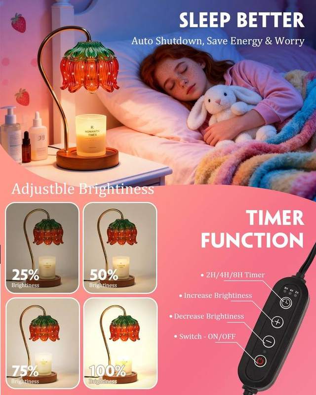 Funistree Strawberry Candle Warmer Lamp — photo 7 of 18