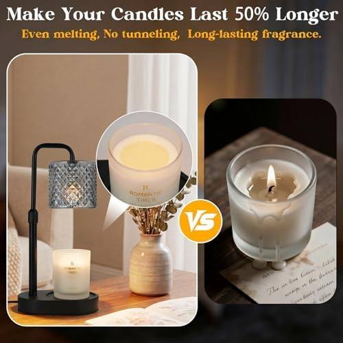 Funslive Black Wood-Base Candle Warmer Lamp — photo 14 of 16