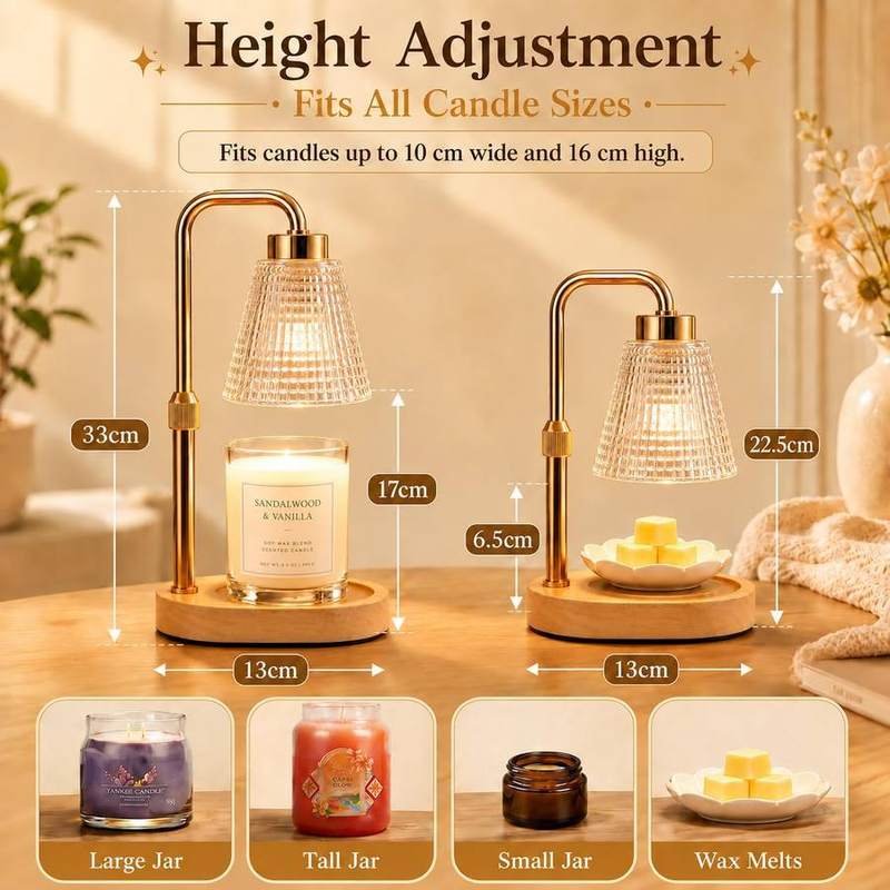 Funslive Gold Lantern Candle Warmer Lamp — photo 5 of 18
