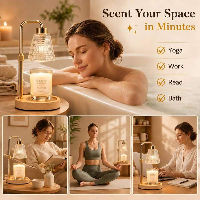 Funslive Gold Lantern Candle Warmer Lamp — photo 11 of 18