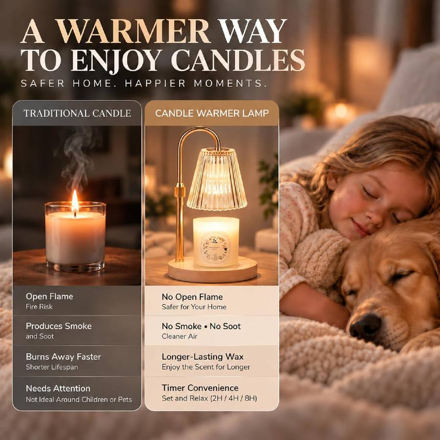 Funslive Flower Candle Warmer Lamp — photo 2 of 16
