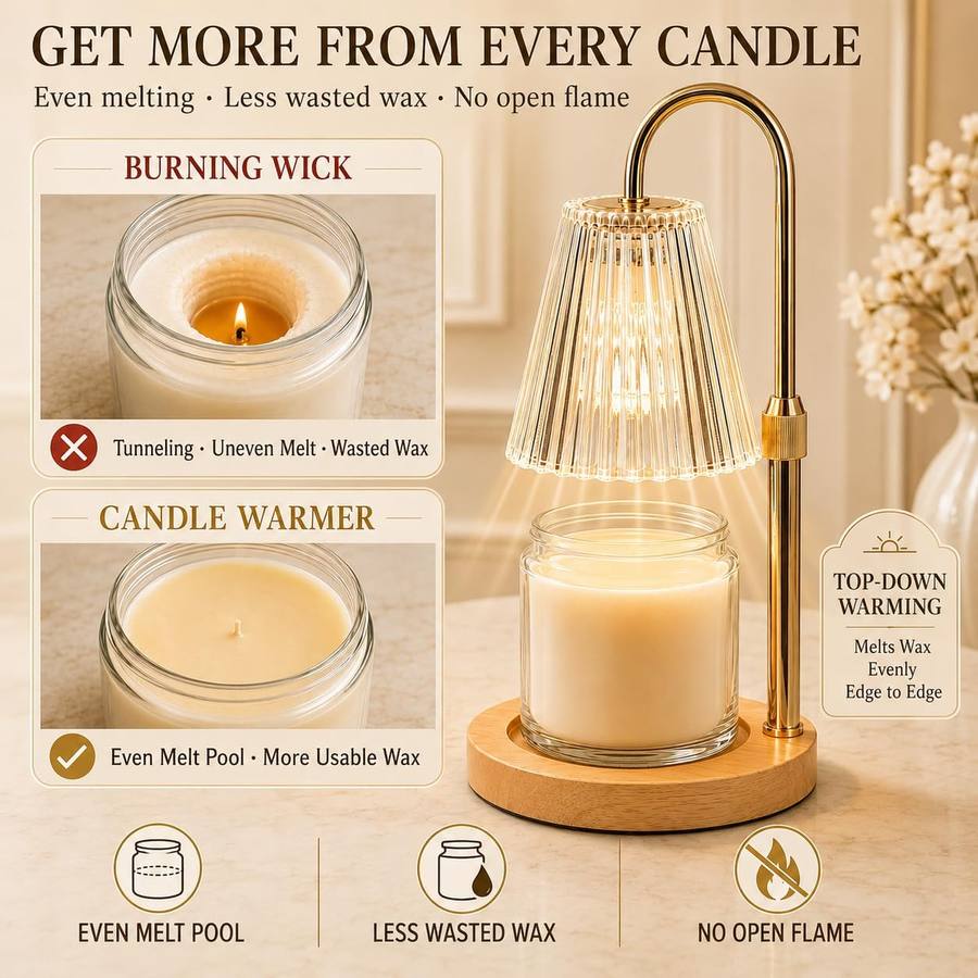 Funslive Flower Candle Warmer Lamp — photo 6 of 16